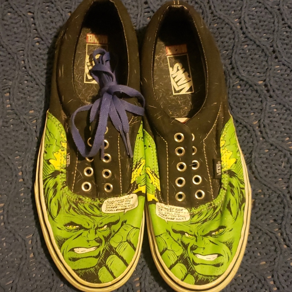 Incredible Hulk Vans size 11